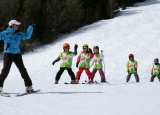  Con instructor de esquí 